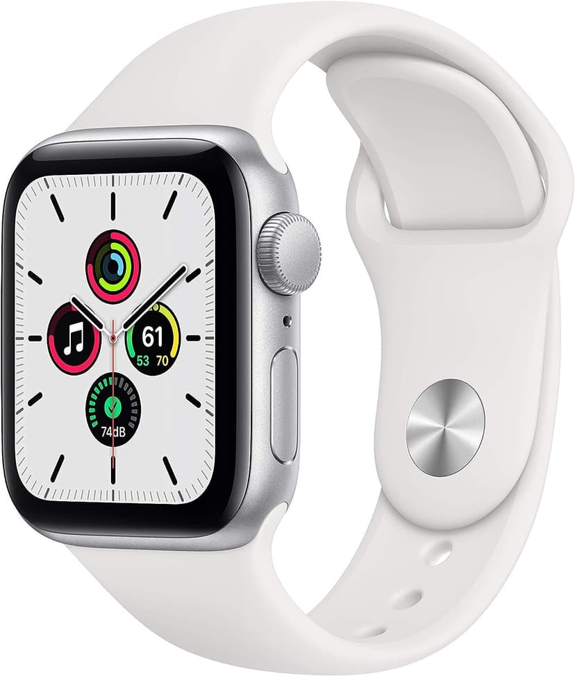 Refurbished Apple Watch SE (2020) 1st Gen 44mm A2354 (GPS + Cellular) Silver (Grade A+)