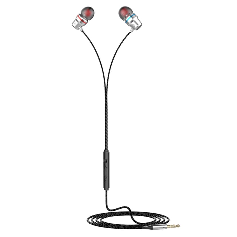 Amdohai Bass Earbuds with Mic Wired In-Ear Earbuds with Microphone Noise Cancelling Earphones with 3.5mm Plug and Control