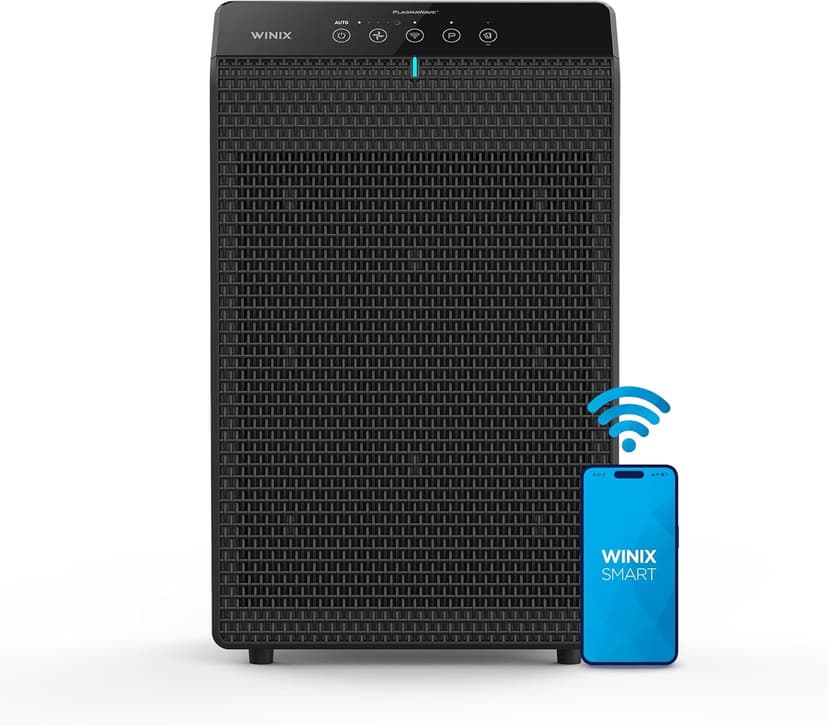 Winix 5520 Air Purifier with Wi-Fi for Home Large Room Up to 1882 Ft² in 1 Hr With Air Quality Monitor, True HEPA, High Deodorization Carbon Filter and Auto Mode, Captures Pet Allergies, Smoke, Dust