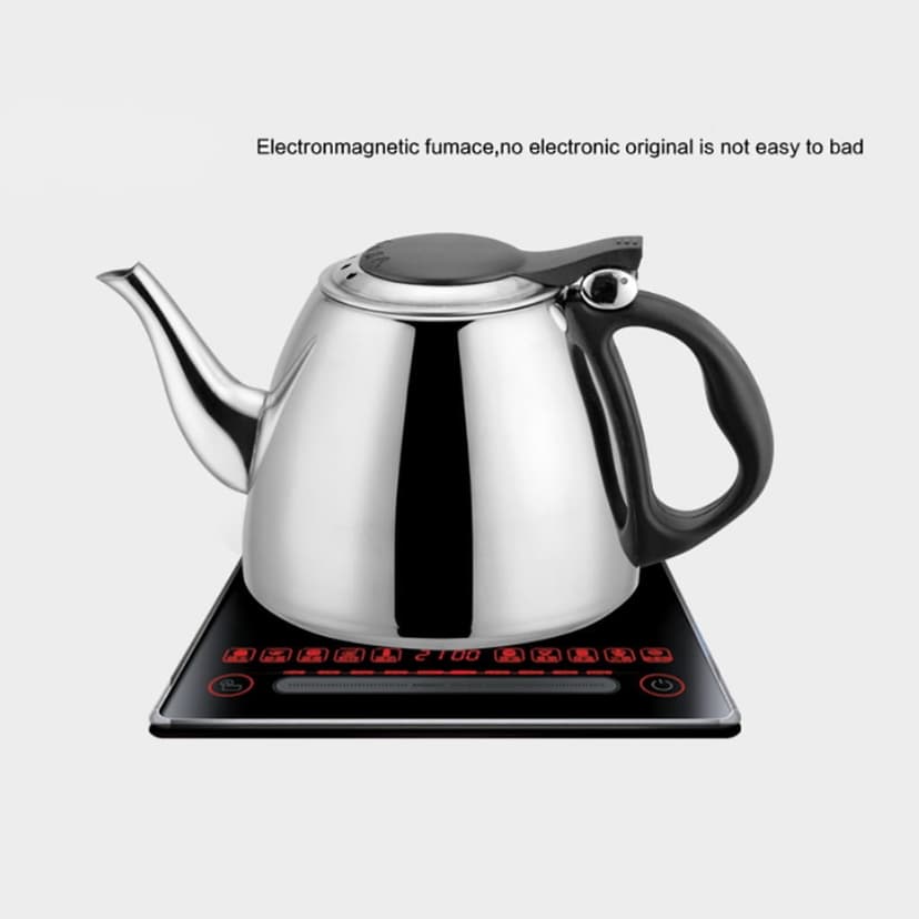 TIMIFIS The Kettle 1.2L Kitchen Heating Stainless Steel Flat Bottom Water Kettle Kitchen Appliances