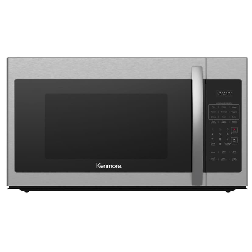 Kenmore 30 in. 1.7 cu ft. Stainless Steel Over The Range Microwave with Auto-Cook Options, 300 CFM