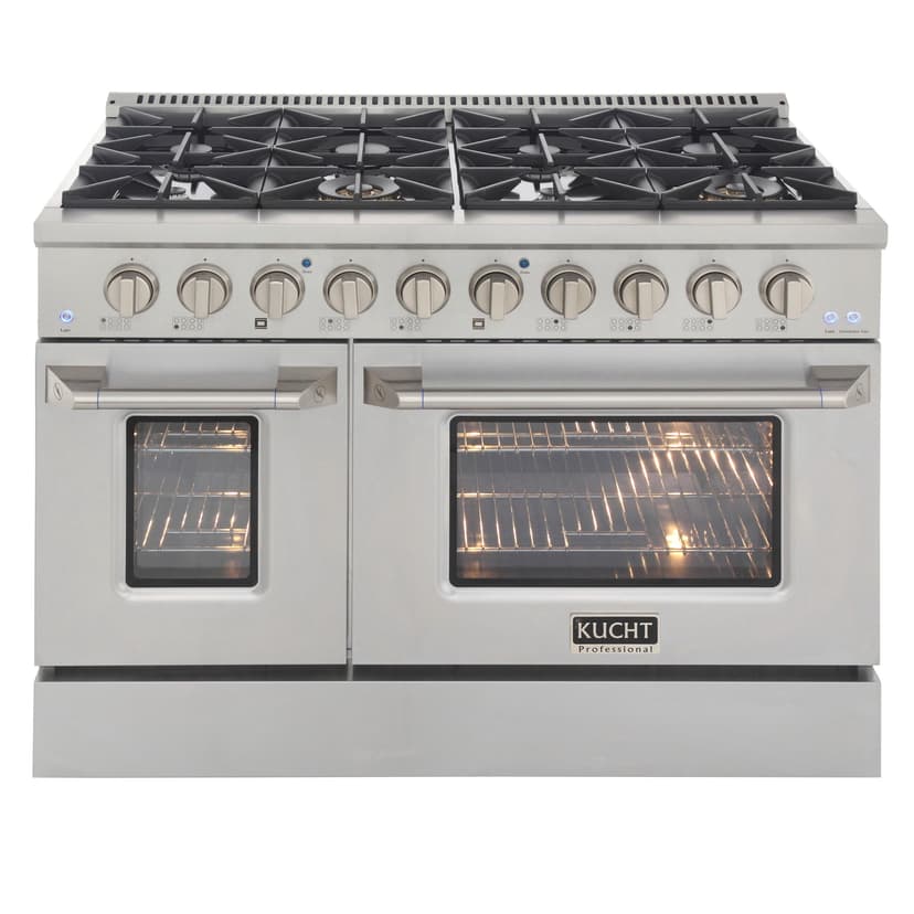 48-in Natural Gas Range with 8 Burners Grill/Griddle and Convection Oven