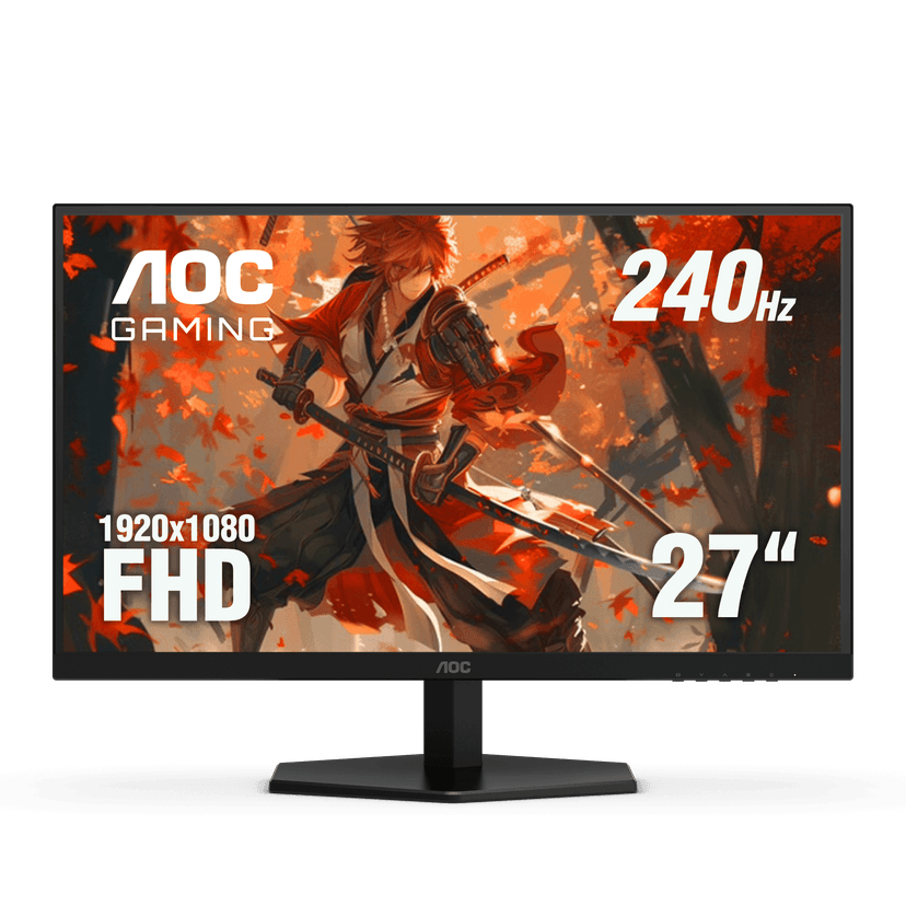 AOC Q27G42ZE 27" TFT 2560x1440 IPS 240Hz 0.3ms (MPRT) Adaptive Sync 2x HDMI 2.0 1x DisplayPort 1.4 Gaming Monitor