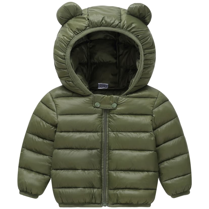 Gubotare Boy Down Coat Kids Boys Girls Hooded Coat Zip Up Winter Warm Long Down Jacket Windproof Snowsuit Outerwear Size 5T 6T,(AG 5-6 Years)