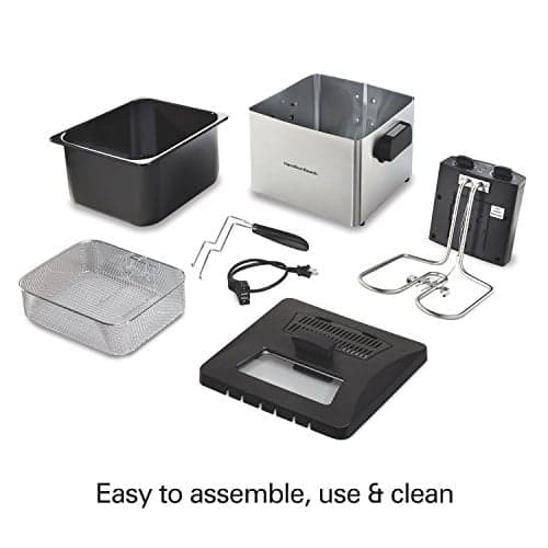 Refurbished Hamilton Beach 35035C Double Basket Deep Fryer 4.5 Litre