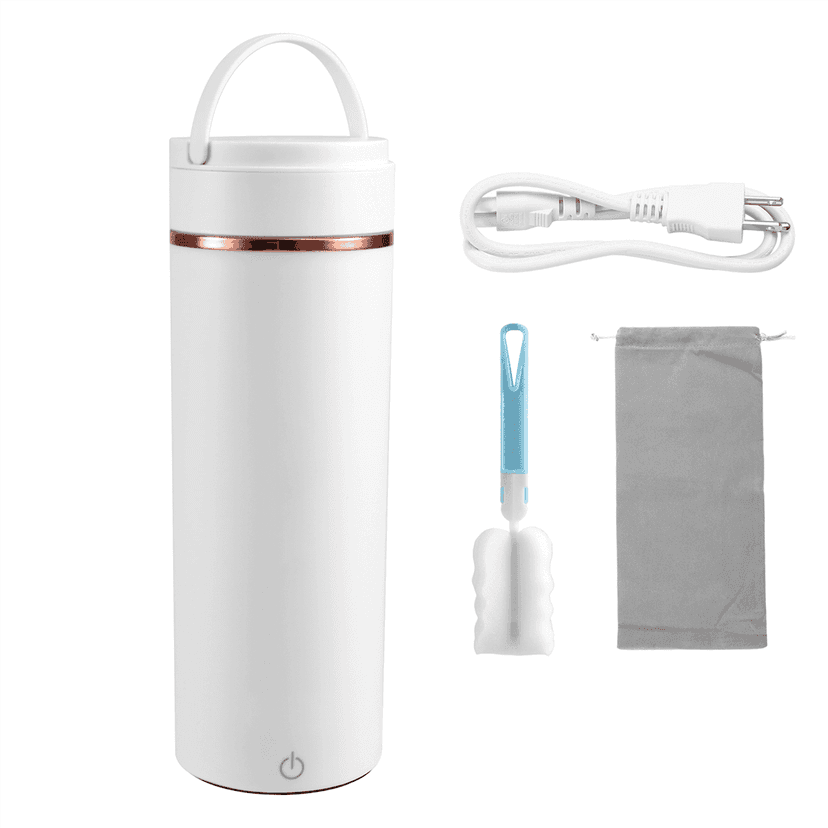 Mini Electric Kettle Portable Travel Tea Kettle with 6 Variable Presets 500mL 316 Stainless Steel Auto Shut-Off US Plug