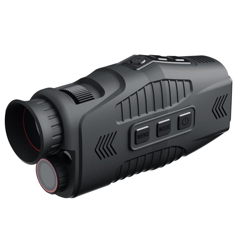 1080P Portable Monocular Infrared Night-Visions Device Day Night Use Photo Video Taking 5X Digital Zoom 300M Full Dark Viewing Distance for Outdoor Hunt Boating Journey