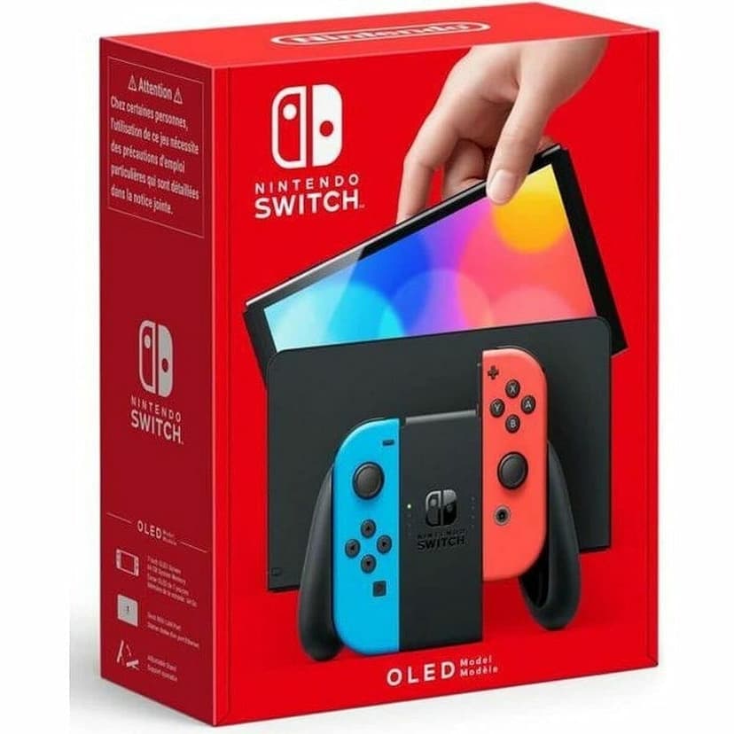 Nintendo Switch - OLED Model - Neon Blue/Neon Red (JP) (Switch)