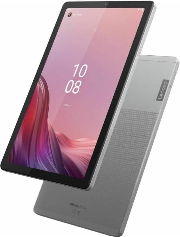 Lenovo Tab M9 9" Touchscreen Android Tablet – MediaTek Helio G8 4GB RAM 64GB Storage HD IPS Display Wi-Fi Arctic Gray