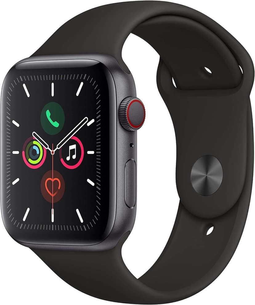 Refurbished Apple Watch Series 5 Aluminum 44mm A2095 (GPS + Cellular) Space Gray (Grade A)
