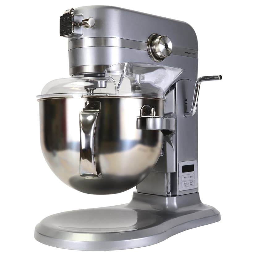 Kenmore Elite Heavy-Duty 6 Qt Bowl-Lift Stand Mixer, 600 Watts with Stainless Steel Bowls- Gray