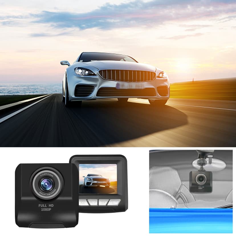 Chmadoxn Dash Cam FHD 1080P Car Camera,3.0 Inch Mini Screen Car Dash Camera,Dashboard Camera,Night Vision,Max Support 64GB Card Dash cam