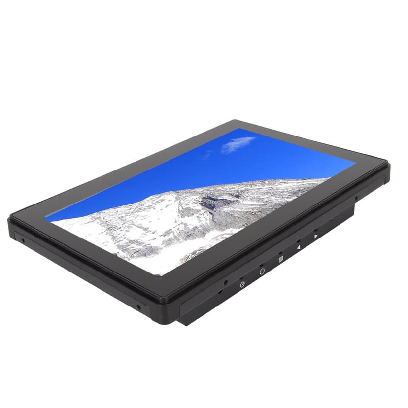 8 Inch Touchscreen , 1280x720 16:9 Full View Mini , Metal Housing TFT IPS LCD Screen Display, Support / VGA / USB / AVI / R / L / BNC Input, with Wall Bracket