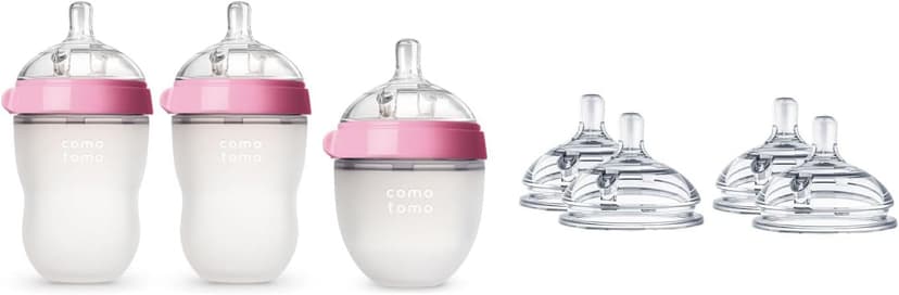 Comotomo Starter Kit, Pink