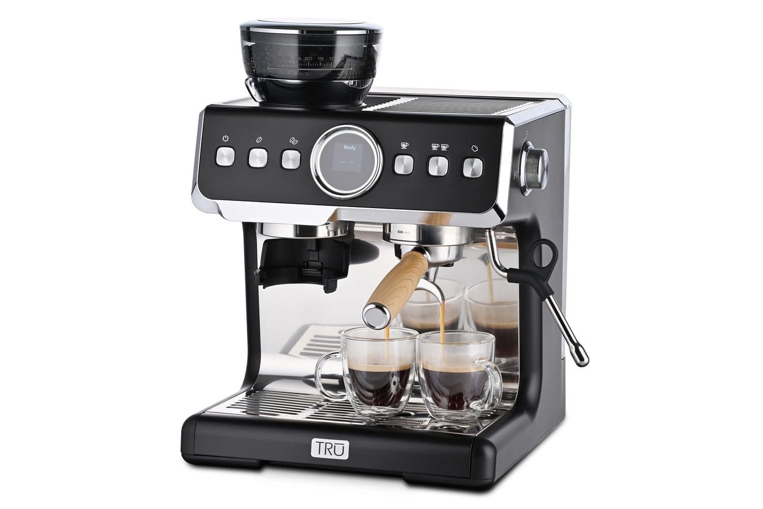 TRU Espresso Machine with Burr Grinder