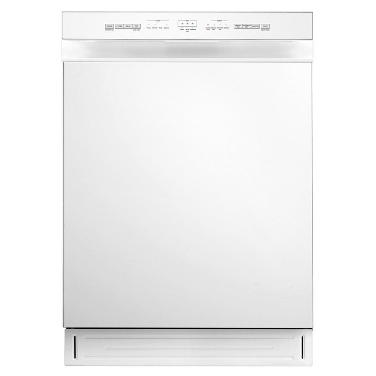 Midea 24 in. Built-in Dishwasher with Hybrid Stainless Steel Tub white