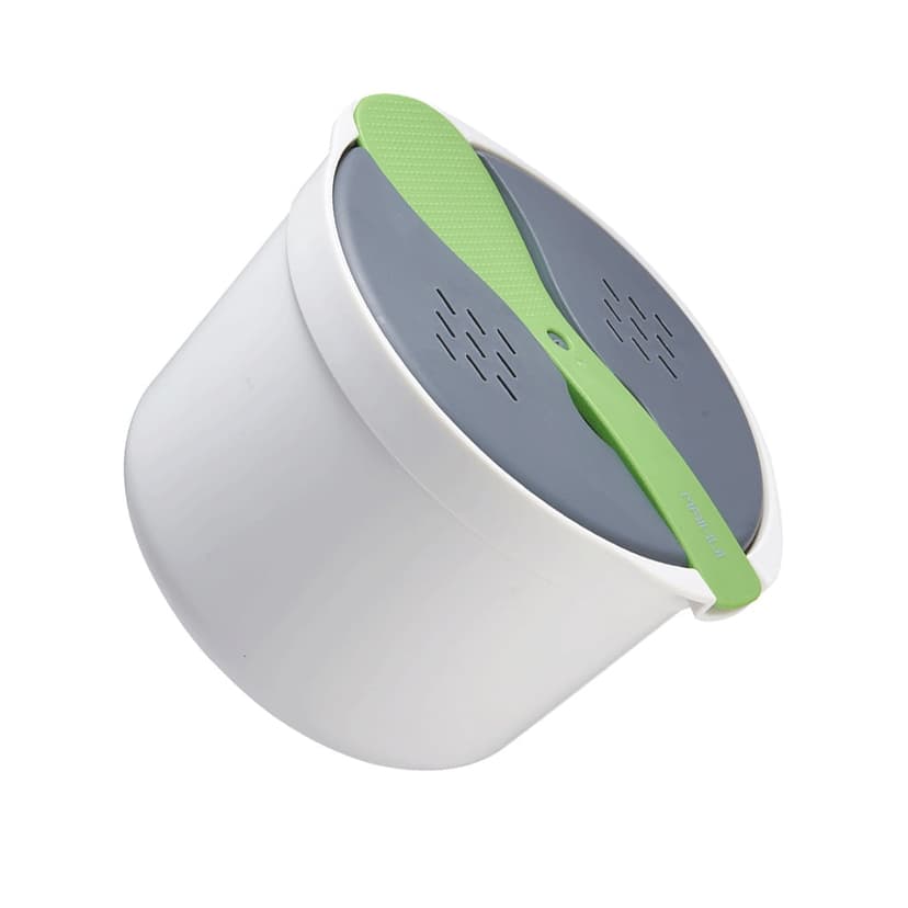 Decodeary Large Capacity Microwave Rice Cooker Cook More Rice In Less Time Microwave Rice Cooker And Grain Cooker PP Easy To green