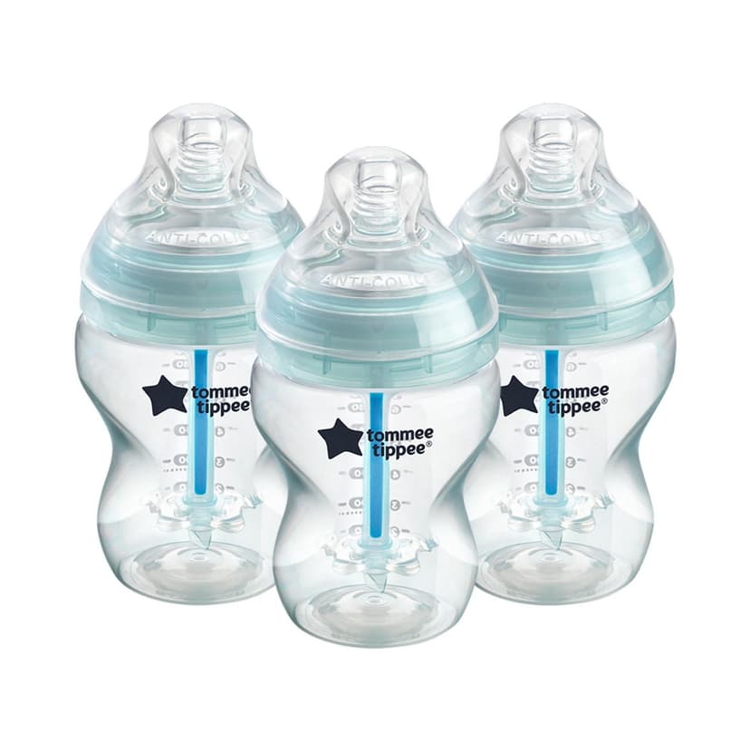 Tommee Tippee Anti-Colic Baby Bottles, Slow Flow Breast-Like Nipple and Unique Anti-Colic Venting System