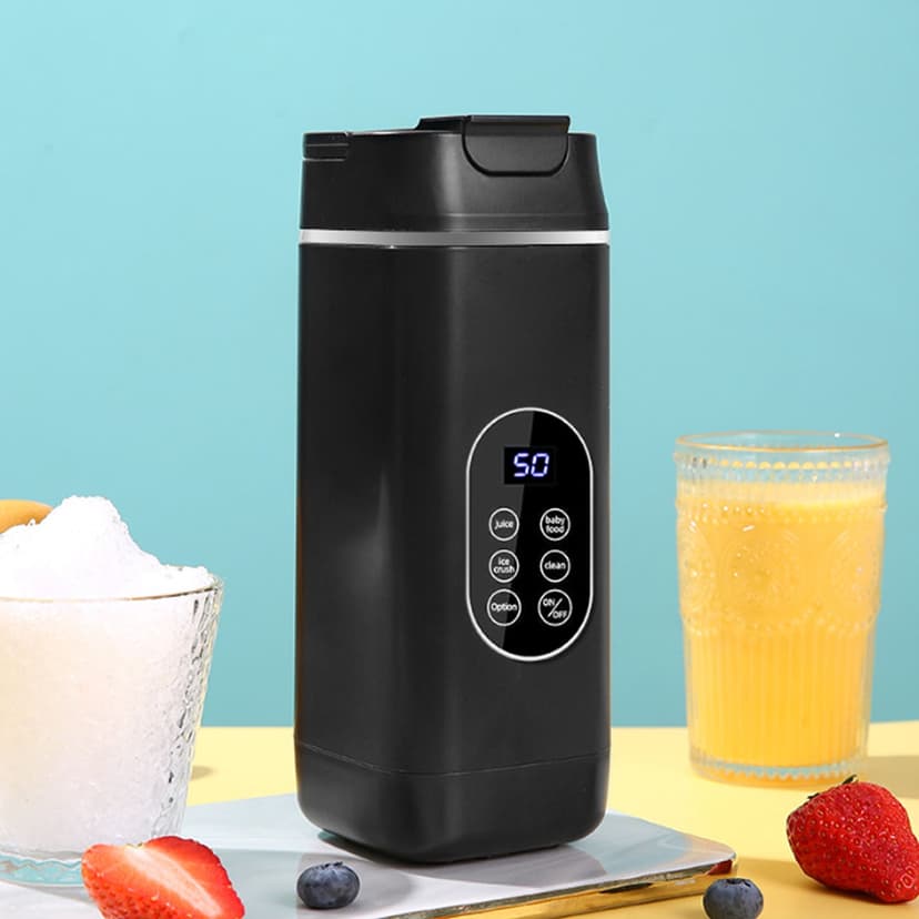 Portable Blender for Smoothies and Shakes, 420ML Personal Small Blenders, USB Rechargeable Quiet Mini Travel Blenders, Personal Size Blenders 1500mAh Battery with USB Cable