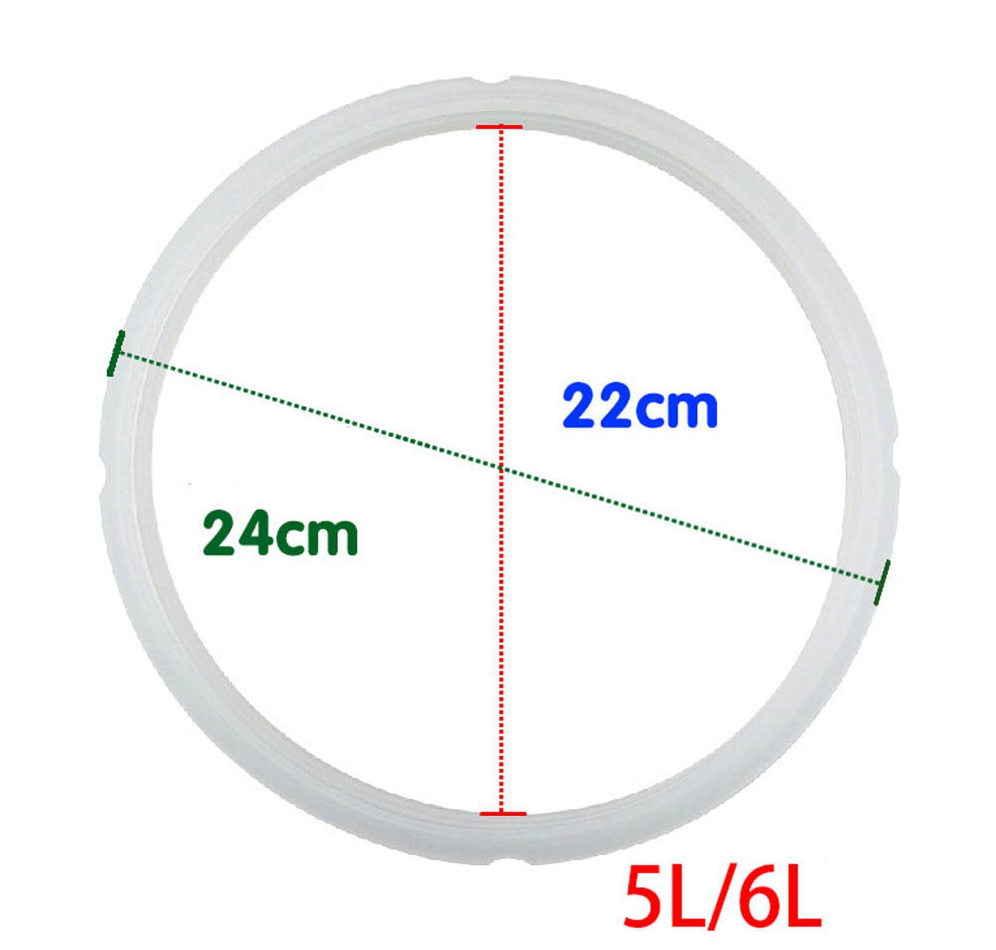 Electric Pressure Cooker Silicone Sealing Replacement Ring 5-6L 22*24CM