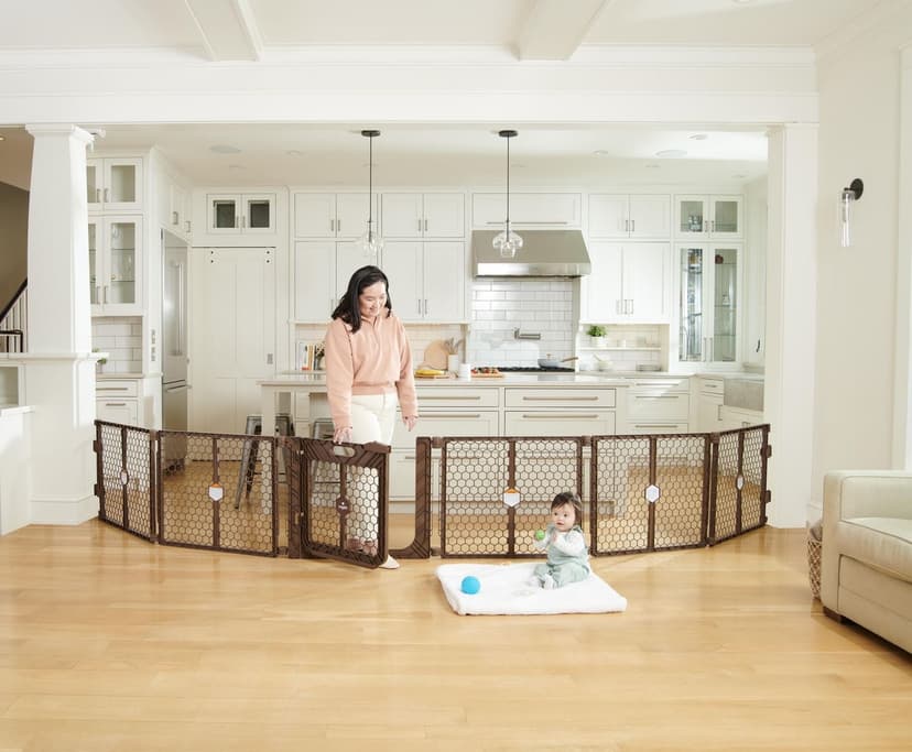 Regalo 2-in-1 Play Yard and Safety Gate with Door