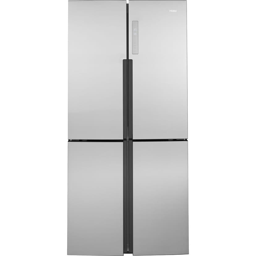 Haier 16.4 Cu Ft Quad Door Refrigerator Fingerprint Resistant Stainless Steel - QHE16HYPFS