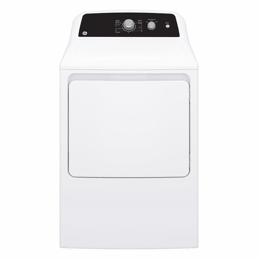 GE 6.2 cu.ft. Top Load Electric Dryer with SaniFresh Cycle White - GTX34EBMRWS