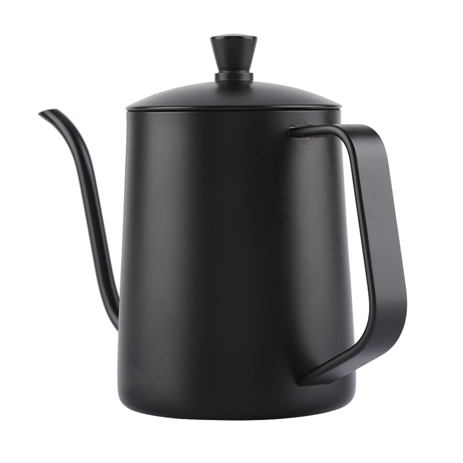 Gooseneck Kettle -550ml Stainless Steel Long Gooseneck Coffee Pot Kettle with Lid for Home Kitchen Coffee Shop