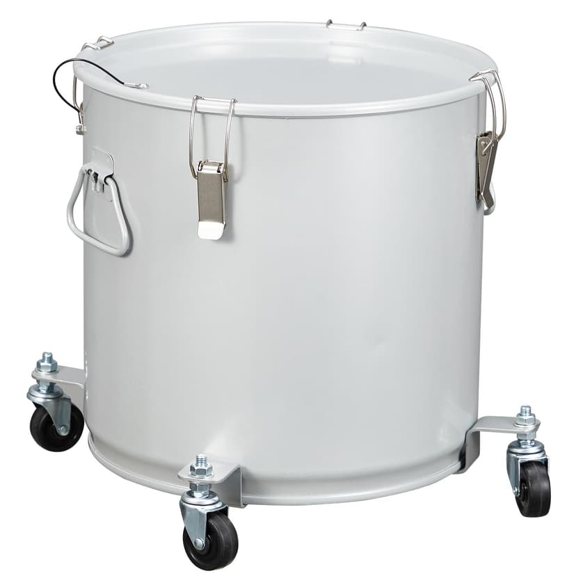 Yiwa 8 Gallon Heavy Duty Fryer Grease Bucket with Lid/Lock Clips/Wheels for Kitchens,Food Trucks,Food Stalls