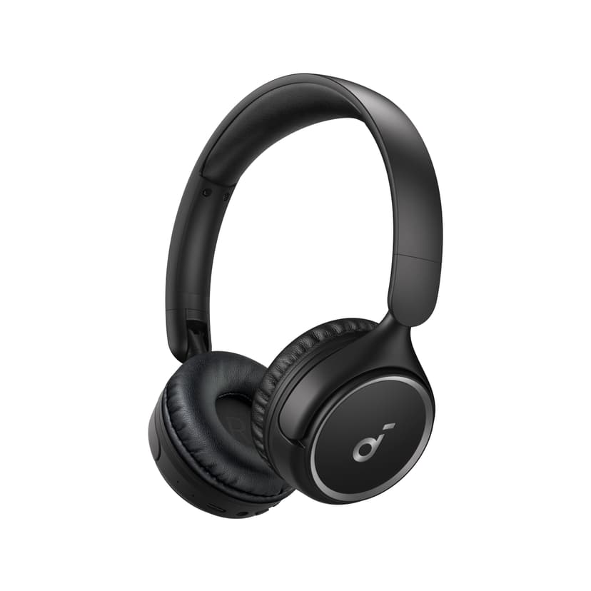 Soundcore by Anker H30i Wireless On-Ear Headphones, Foldable Design, Pure Bass, 70H Playtime, Bluetooth 5.3, Lightweight and Comfortable, App Connectivity, Multipoint Connection (Black)