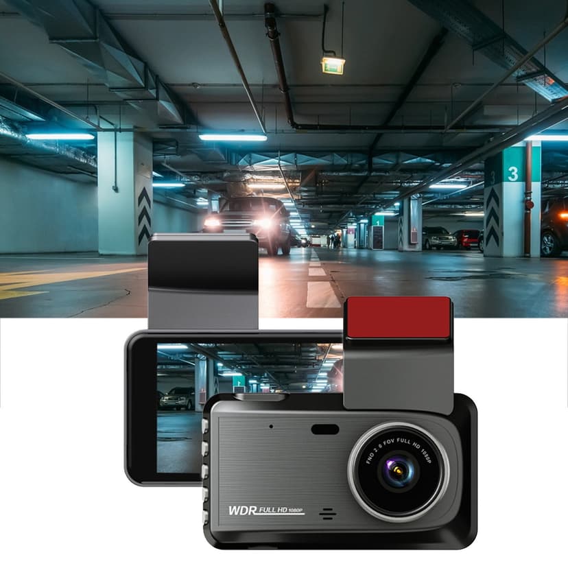 Dvkptbk Dash Cam 1080P for Cars 4 Inch Dashcam with Super Night Vision 170 Wide Angle Dashboard Cam Recorder Loop Recording Parking Monitor Motion Detection G Sensor Car Accessories