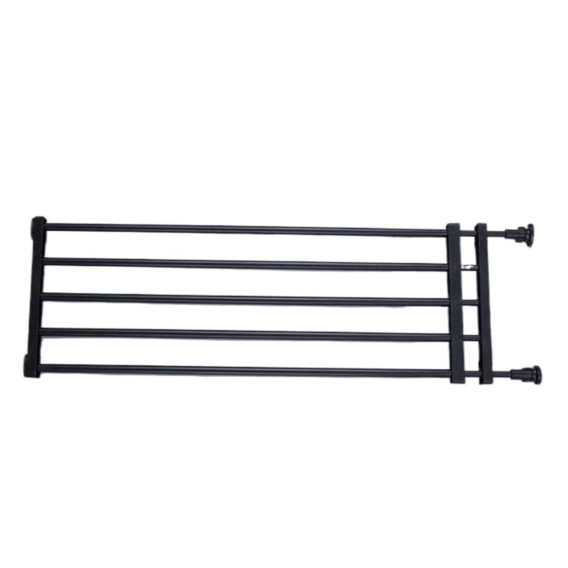 Baohd Pet Safety Gate Freestanding Retractable Stair Gate For Dogs Extra Wide Baby Gate Extends To 39.37 black 24x56-100cm