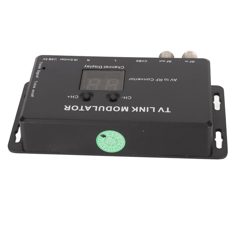 TV Link Modulator, AV To RF 471.25 MHz To 885.25 MHz RF Modulator for A V Sources