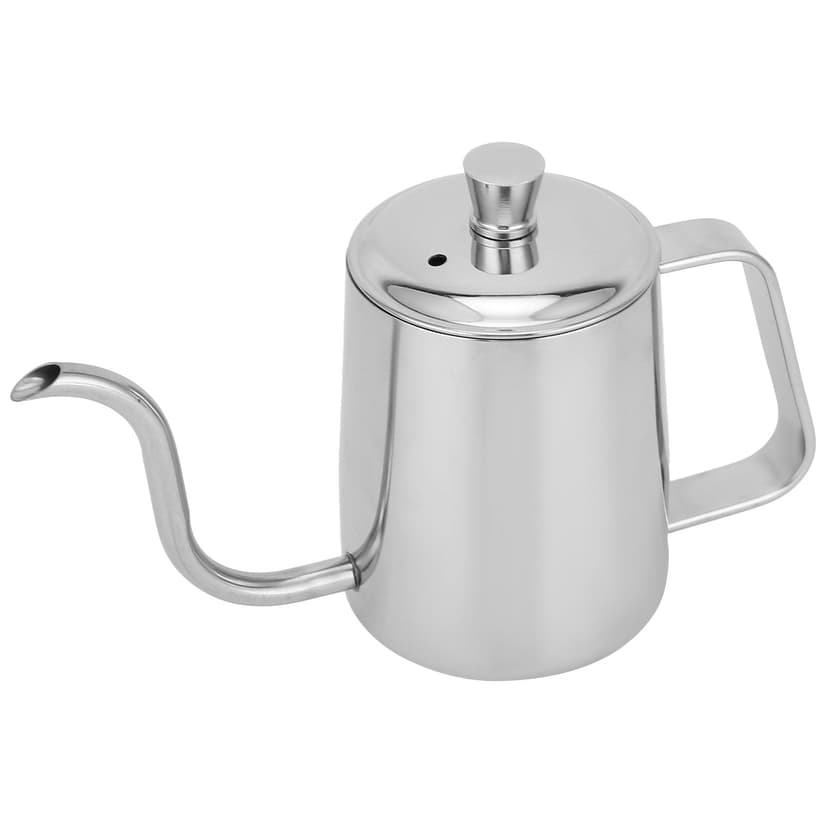 Gooseneck Kettle, Exquisite Coffee Pot With 350ML For Home/Office/Hotel/Restaurant/Bar Silver 350ML