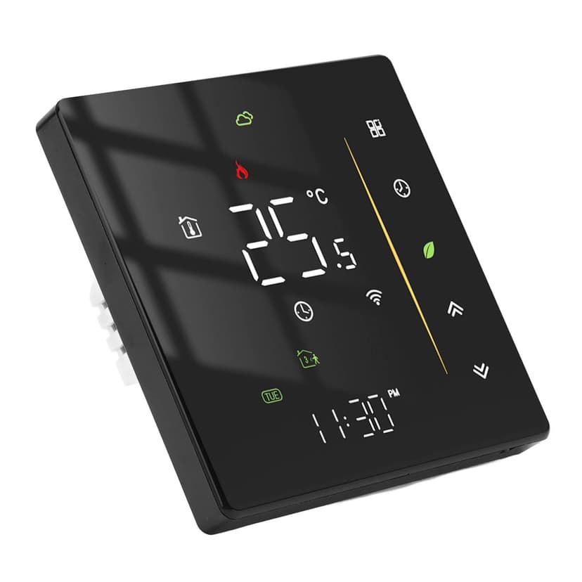 Boiler Heating Temperature Controller, High Measurement Accuracy WiFi Thermostat 95-240V Remote Access for Home
