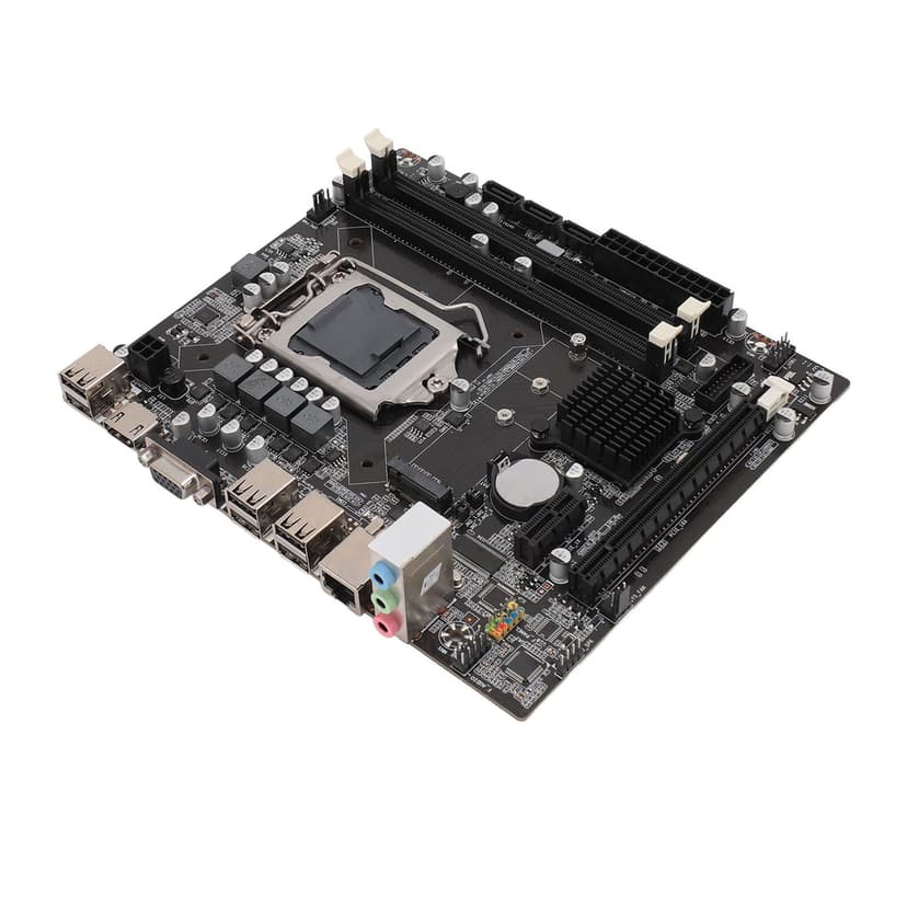 Computer Gaming Motherboard, H55 Computer Motherboard Professional DDR3 8 Channel Memory for Computer