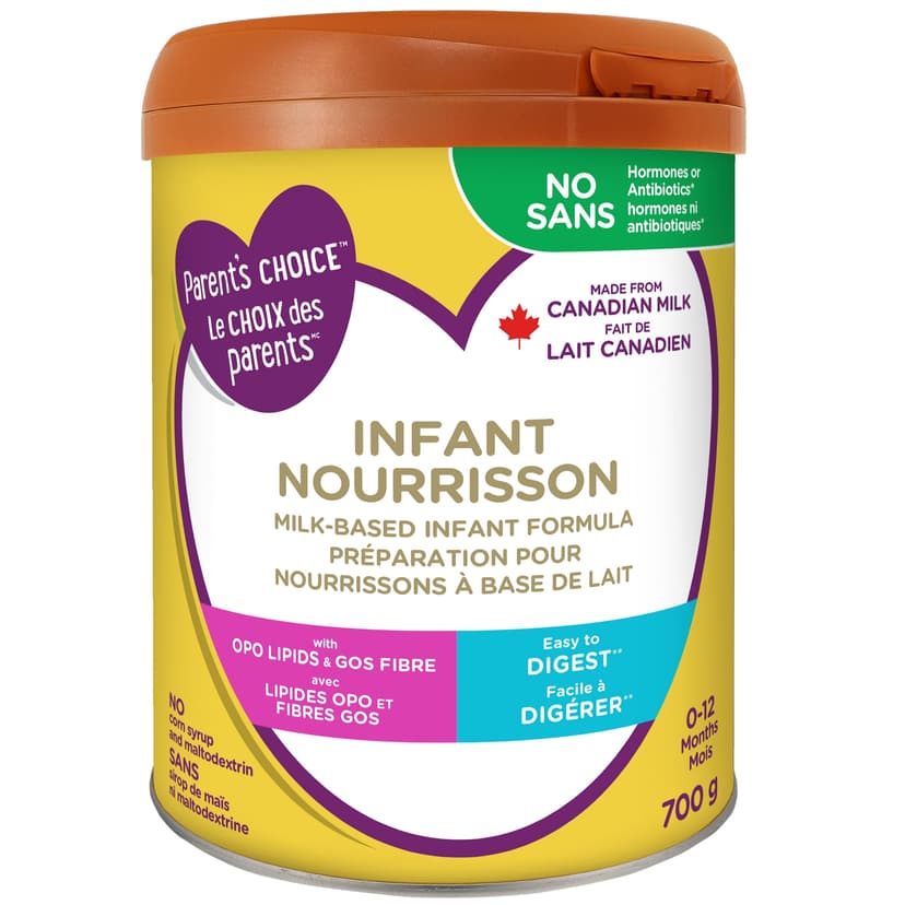 Parent’s Choice Milk-Based Infant Formula Powder, 0-12 Months, 700g