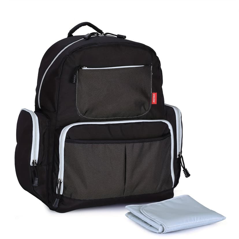 Baby Diaper Bag, Waterproof Nylon Mom Bag, Multifunctional Large-Capacity Backpack for Moms, Baby & Mom Backpack