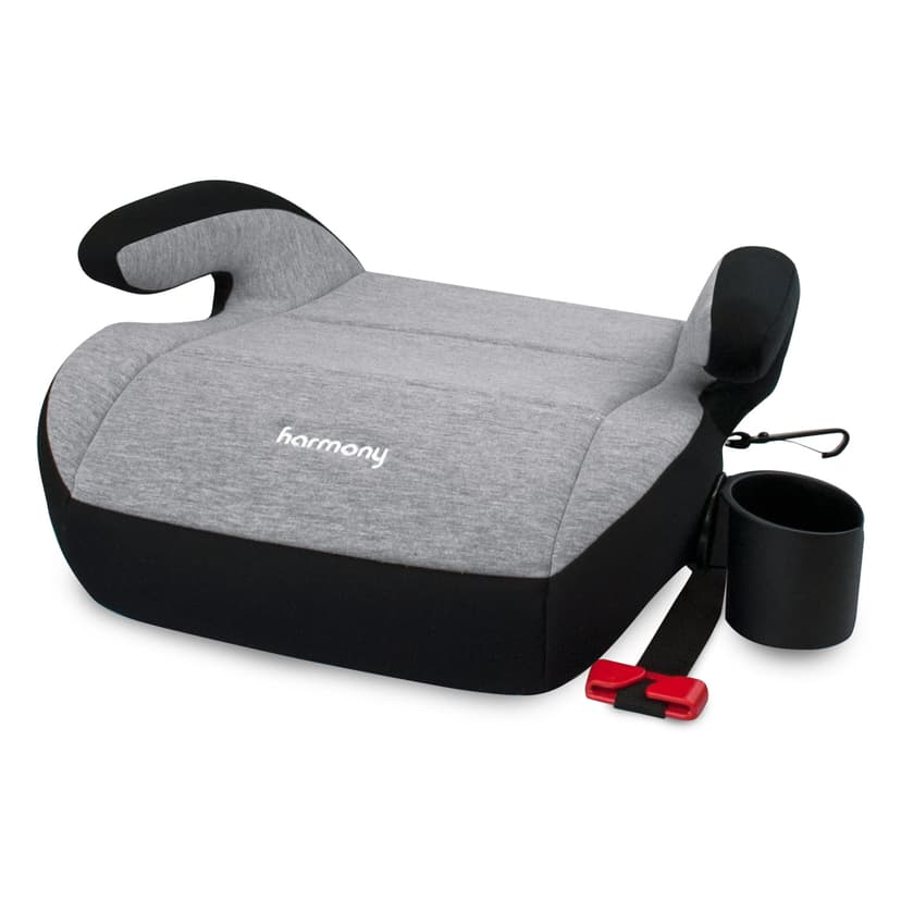 Harmony Transit Deluxe Backless Booster Car Seat with UAS - Heather Grey
