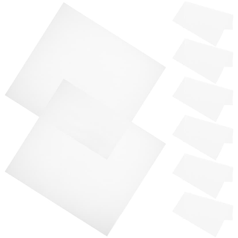 OULII 8Pcs Food Dryer Silicone Sheets White Round Dehydrator Mats for Party and Daily Use