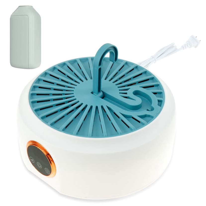 EIGTHTAIL Portable Clothes Dryer Foldable Mini Dryer Machine with LED Digital Display Space Saving Clothes Dryer Multifunctional Portable Dryer for Apartment Travelling Hotel Dorm RVs