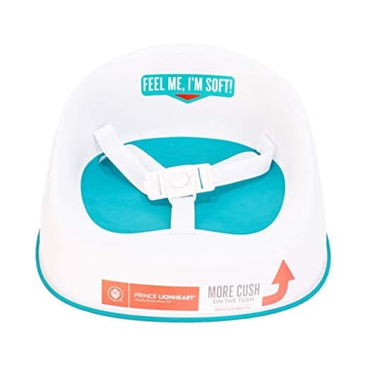 Prince Lionheart Squish Booster Seat, Gumball Green, 3-Point Harness and Dual-Strap System, Easy to Wipe Clean, and Lightweight