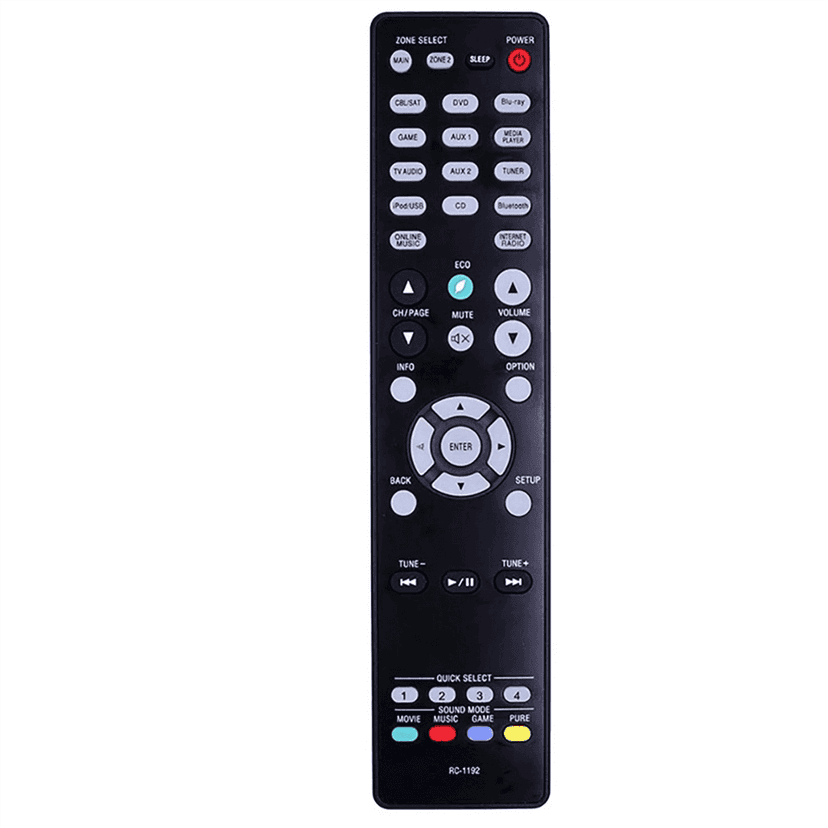 2X RC-1192 for AV RECEIVER AVR-S900W AVR-X2100W AVR-X2200W Remote Remote Control