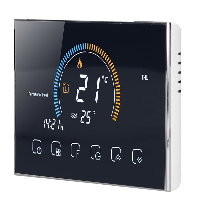 Temperature Controller,Household Smart Thermostat with LCD Thermostat Thermostat Versatile Functionality