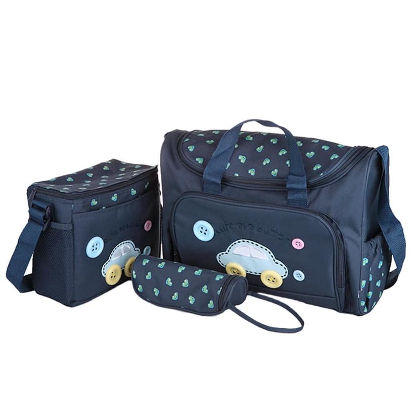 lionlar 4pcs/set Newborn Diaper Bag Changing Baby Multifunctional Bag Tote