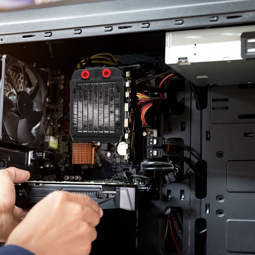 FENGGUIQU Aluminum Liquid Cooling Heat Sink Radiator for Computer CPU Efficient Cooling
