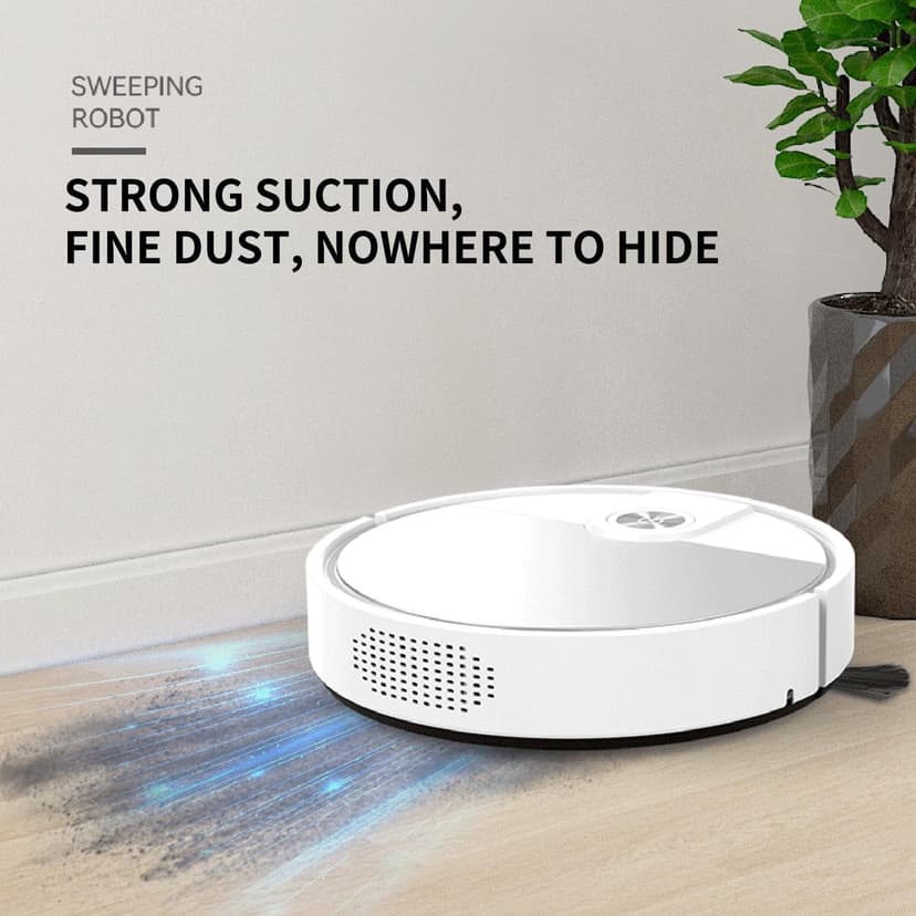 Boovnll Robot Vacuum, Intelligent Sweeping Robot New Home App Remote Control Sweeping Suction and Drag Integrated Cleaning Machine Activity Gift, Robot Vacuum and Mop