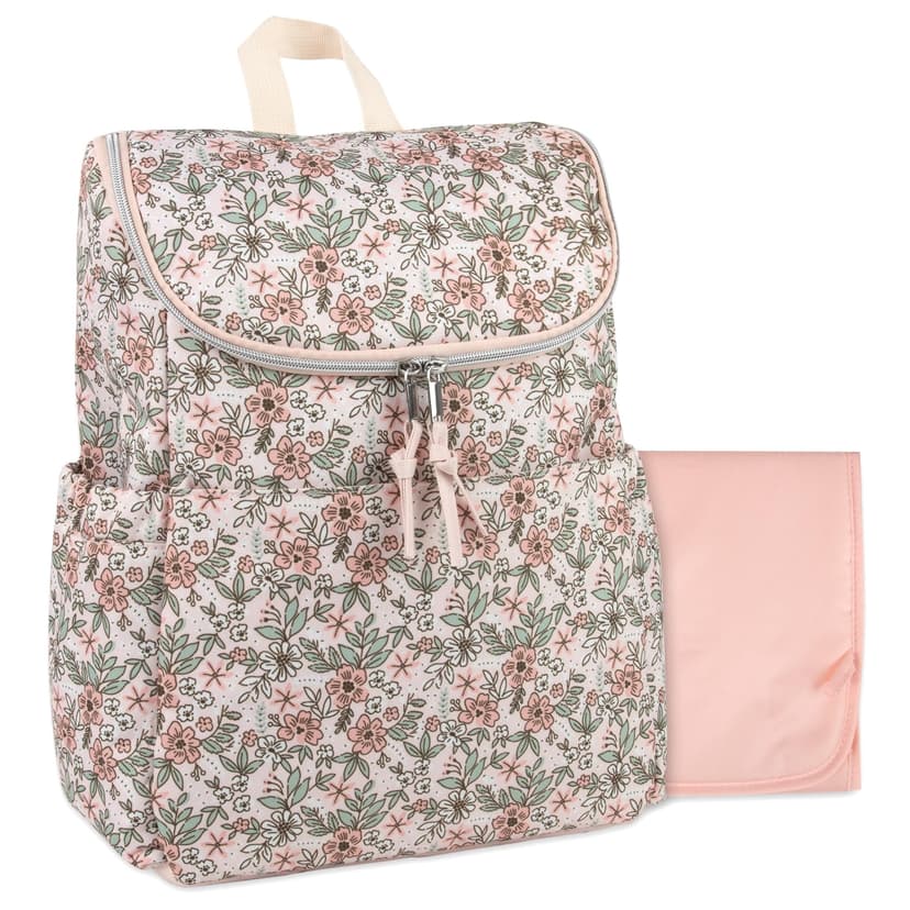 Backpack Baby Essentials Floral Diaper Bag 43x36x15 cm