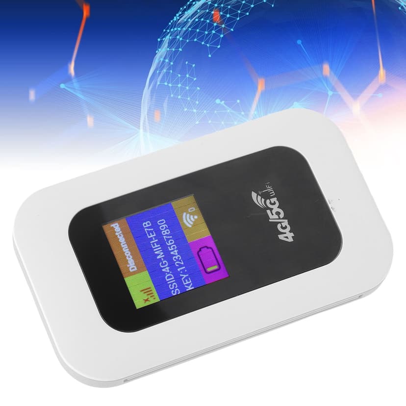 WiFi Hotspot Device, WiFi Mobile Hotspot Stable 4G 5G Connectivity for Travel