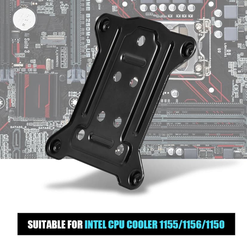 Portable Durable CPU Cooler Holder, CPU Fan Backplate, For 1155/1156/1150